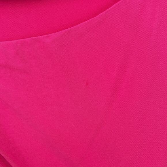 L SPACE Corsica Dress Womens XL Pink Bougainvillea Strapless Cut Out Midi Beach - Picture 12 of 16